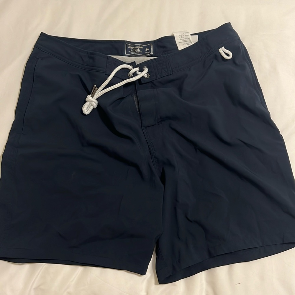 A&F Mens swim shorts size 34 stretch